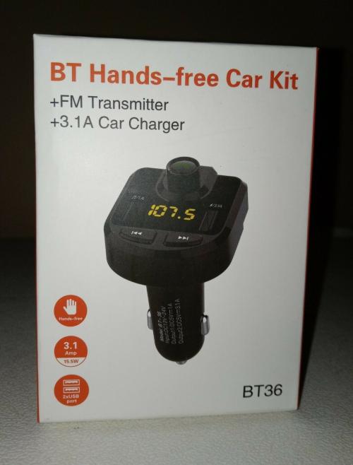 BT36 Car FM Bluetooth Transmitter